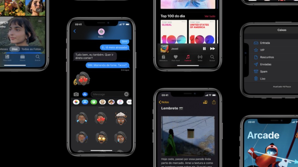 Como colocar iPhone 13 em modo noite?