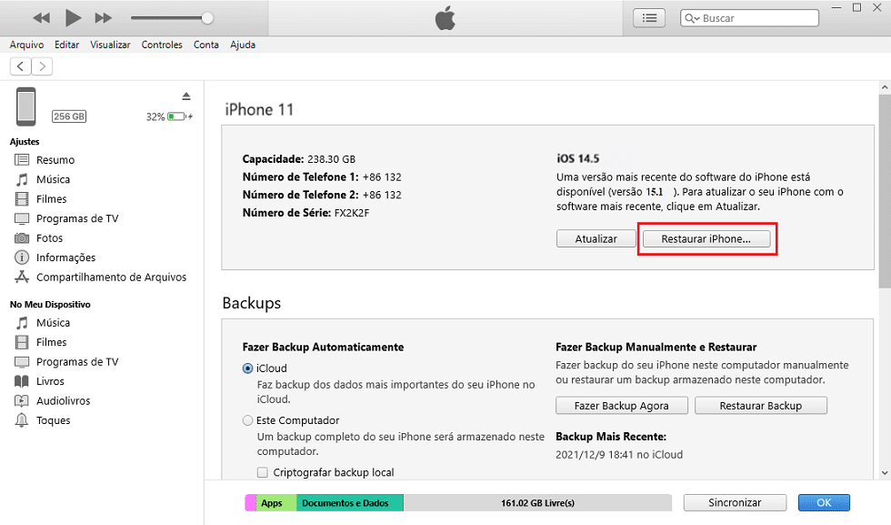 Como ativar o iTunes no iPhone?