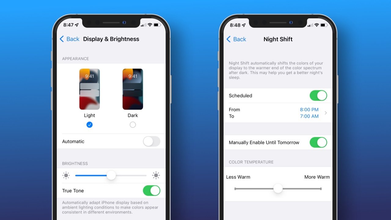 Como desativar True Tone no iPhone 13?
