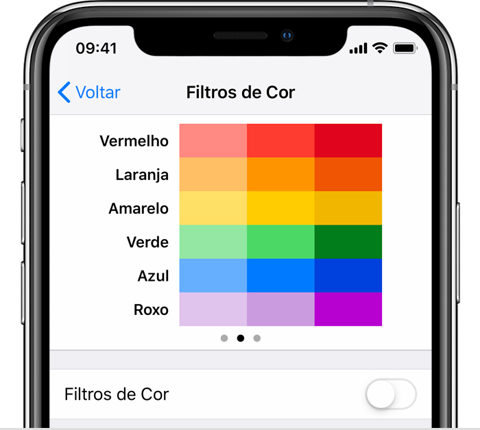Como mudar a cor das letras do iPhone 13?