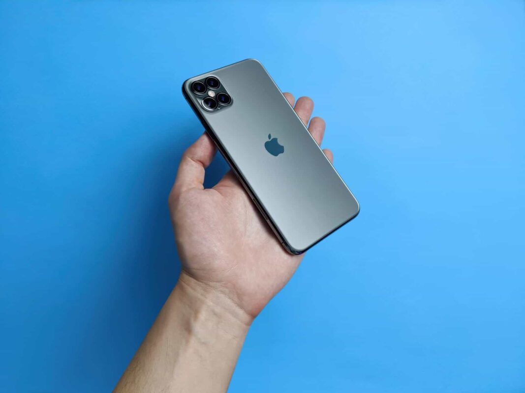O que é uma bola vermelha no iPhone 13?