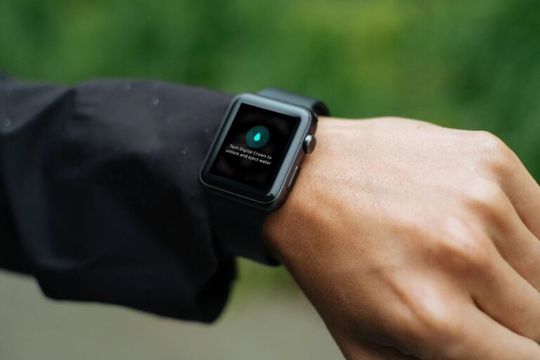 O que significa a gota de água no Apple Watch?