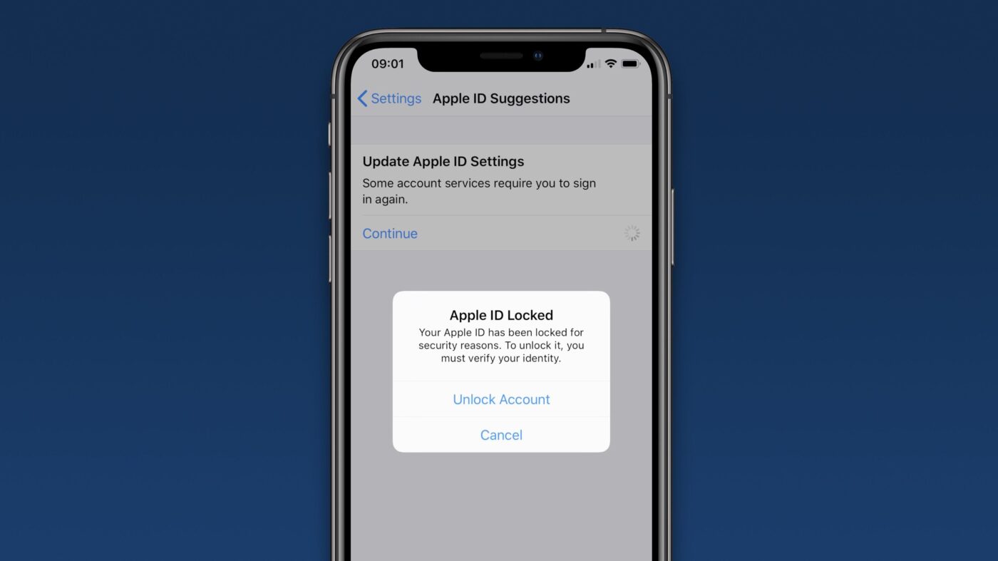 O que fazer quando ID Apple não funciona?