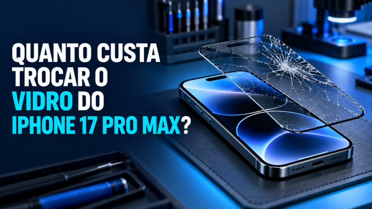 Quanto custa trocar o vidro do iPhone 17 Pro Max?