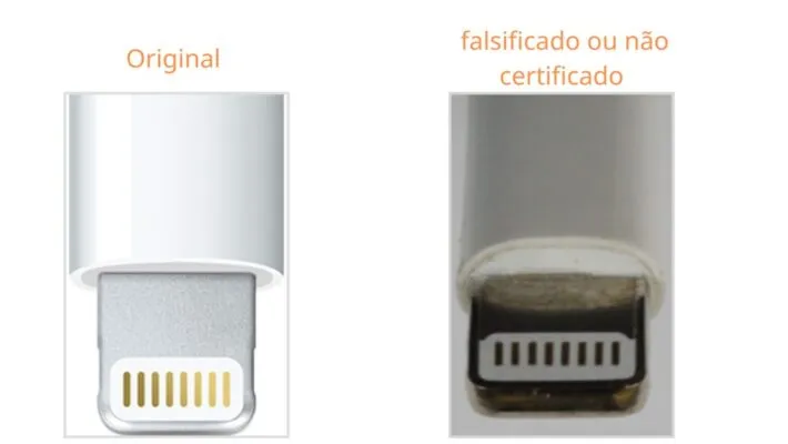 Como saber que o carregador de iPhone é original