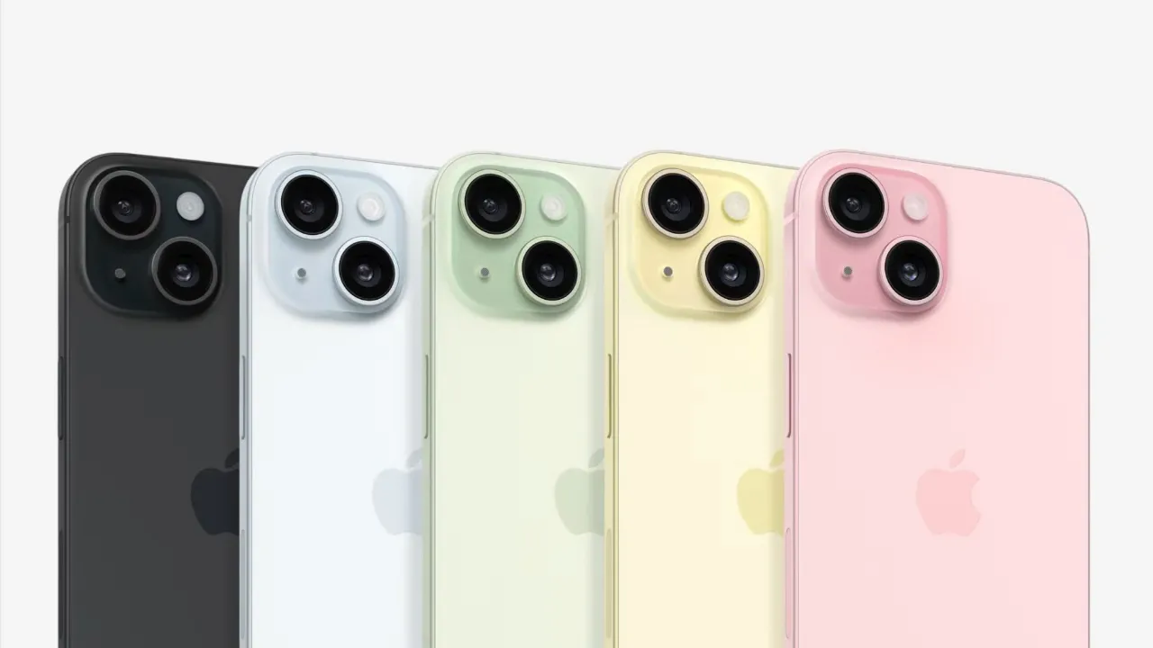 Quais as cores do iPhone 15?
