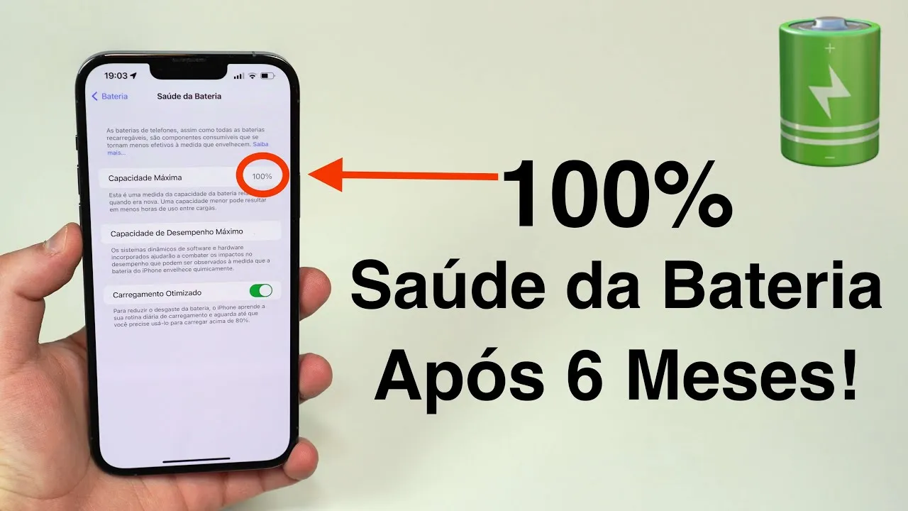 Como fazer a bateria do iPhone voltar a ser 100%?