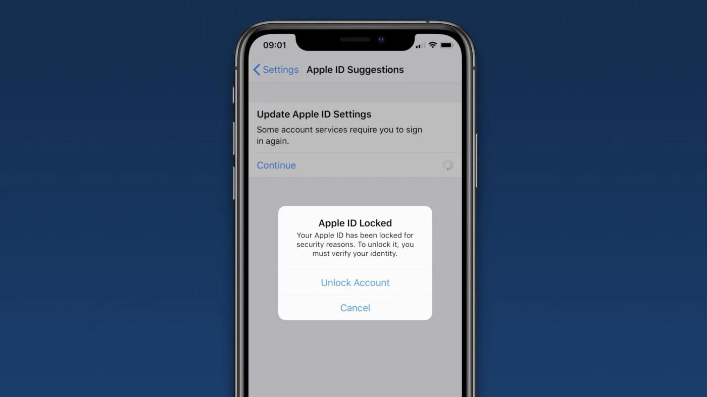 O que fazer quando ID Apple não funciona?