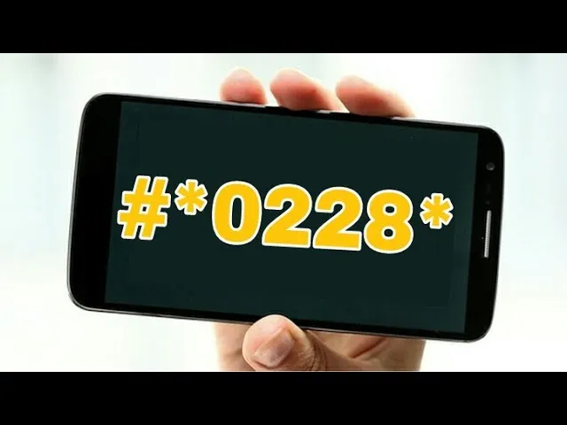 Para que serve o código *# 0228?